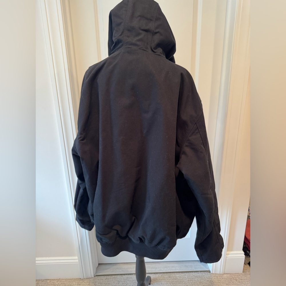 Carhartt Black Jacket with Gold Logo - Picture 8 of 14